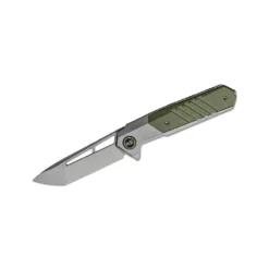 WE Knife Arsenal Titanium Handle Gray/OD Green - WE20073-1