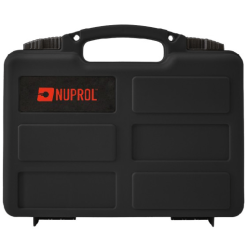Nuprol Essential Pistol Case IP65 Black - Pick & Pluck Foam Protective Airsoft Gun Case NHC-06-BLK