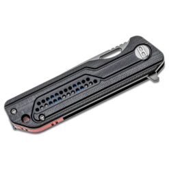 Bestech Circuit D2 Milled Black Contoured G10 Handle – BG35A-2