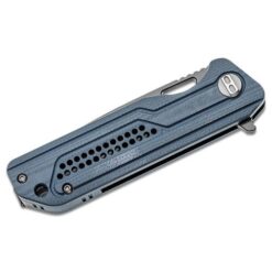 BESTECH Circuit D2 Milled Blue Contoured G10 Handle – BG35B-2
