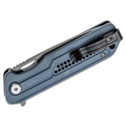 BESTECH Circuit D2 Milled Blue Contoured G10 Handle – BG35B-2