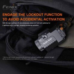 Fenix Tactical Pistol Flashlight with Red Laser – GL22