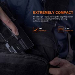 Fenix Tactical Pistol Flashlight with Red Laser – GL22
