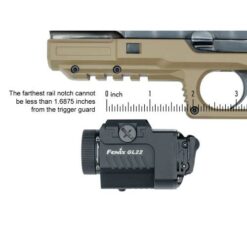 Fenix Tactical Pistol Flashlight with Red Laser – GL22