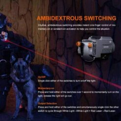 Fenix Tactical Pistol Flashlight with Red Laser – GL22