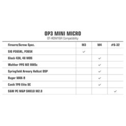 UTG OP3 Mini Micro Red 3 MOA Dot MRDS – OT-RDM16R