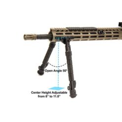 UTG Recon Flex M-LOK Bipod 8.0″-11.8″ – TL-BPDM02