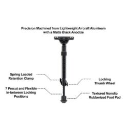 UTG Recon Flex M-LOK Bipod 8.0″-11.8″ – TL-BPDM02