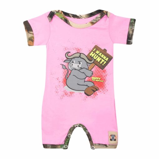 Sniper Infant Grower "I Wanna Hunt" — Pink