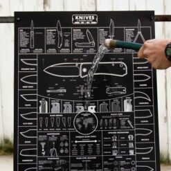 Knafs Blackout Knife Poster — Guide to Knives 18×24″