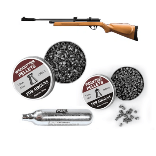 Artemis CR600W 5.5mm CO2 Pellet Rifle Kit