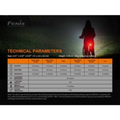Fenix Taillight BC05R v2.0 Bike Light – Rechargeable