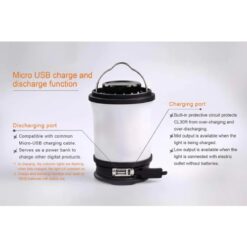 Fenix Lantern CL30R Black 650 Lumens – Rechargeable