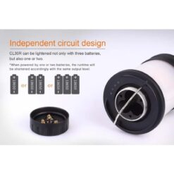 Fenix Lantern CL30R Black 650 Lumens – Rechargeable