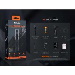 Fenix Flashlight HT30R White Laser 500 Lumens – Rechargeable