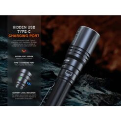 Fenix Flashlight HT30R White Laser 500 Lumens – Rechargeable