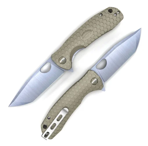 Honey Badger Tanto Medium Knife Tan HB1332
