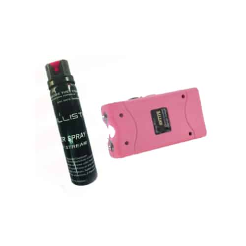 Stun Gun and Pepper Spray Combo – Pink