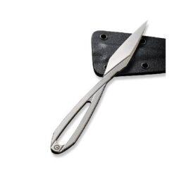 Civivi D-art Neck Knife Silver Bead Blasted – C21001-1