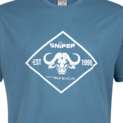 Sniper Africa Diamond Buffalo T‑Shirt Denim