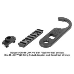 UTG PRO AR15 15″ Super Slim Free Float M-lok Compatible Rail-black/red Finish – MTU019SSMR2