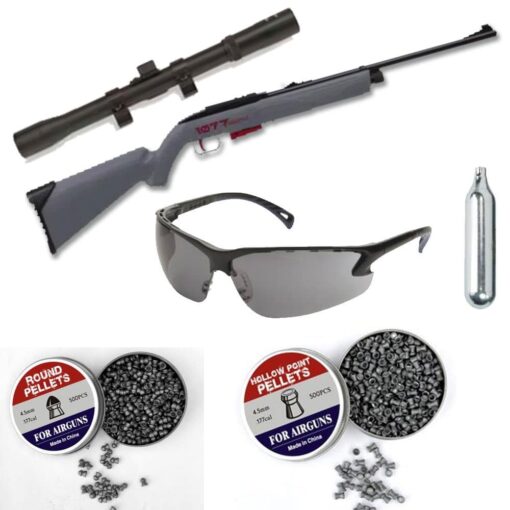 Crosman 1077fsg 1077 Freestyle Grey 4.5mm Rifle Combo