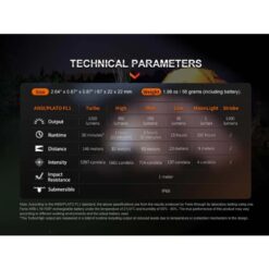 Fenix E18R V2.0 LED Flashlight – 1200 Lumens