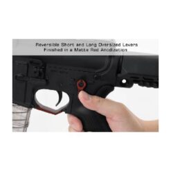 UTG	TLT-TKSLTR UTG AR15 Ambidextrous 45/90 Safety Selector, Red