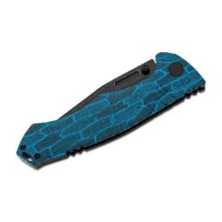 BESTECH Black and Blue Keen II Damascus Folding Knife – BT2301D