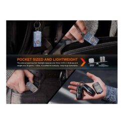 Fenix E03R V2.0 LED Flashlight Grey