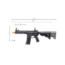 Lancer Tactical LT-32BAP7-G3 GEN3 7 Inch Black-purple Airsoft Rifle