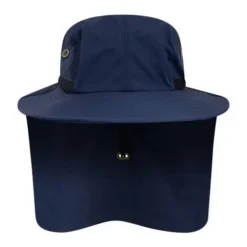 Blue Bush Hat With Neck Cover