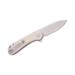 Civivi-Elementum-Frag Patterned Ivory G10 Handle-C907A-3