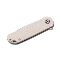 Civivi-Elementum-Frag Patterned Ivory G10 Handle-C907A-3