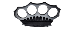 KNUCKLE DUSTER BLACK WITH PARACORD – 4446B