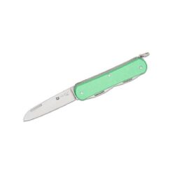 FOX VULPIS N690 Polish Aluminium OD Green Handle – FX-VP130-F4 OD