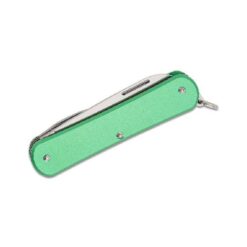 FOX VULPIS N690 Polish Aluminium OD Green Handle – FX-VP130-F4 OD