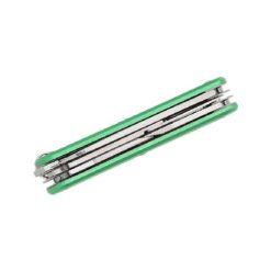 FOX VULPIS N690 Polish Aluminium OD Green Handle – FX-VP130-F4 OD