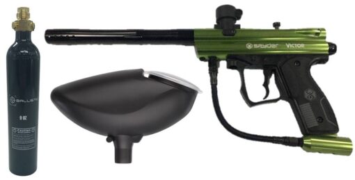 Tippmann Spyder Victor Paintball Marker 0.68cal - Lime Combo