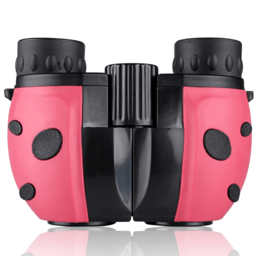Boshile Lady Bug Style 8x22 Binoculars Pink-4682P