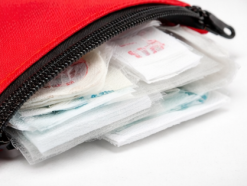 Mini First Aid Kit Red Bag CK-11 – Compact Emergency Medical Kit