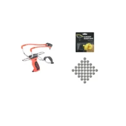Man Kung Slingshot Orange Handle/Orange Rubber - MK-SL06/O Combo