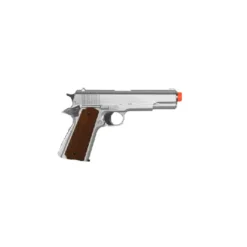 HFC 1911A1 Green Gas Airsoft Pistol – Silver HG121S Combo