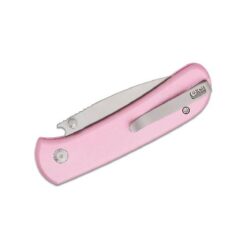 Civivi Qubit Pink Aluminium Handle Satin Finish – C22030E-5