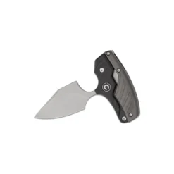 Civivi Typhoeus C21036-3 Folding Push Dagger – Clip Point Blade & Black/Gray Aluminum Handle