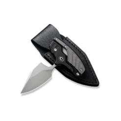 Civivi Typhoeus C21036-3 Folding Push Dagger – Clip Point Blade & Black/Gray Aluminum Handle