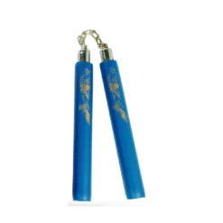 B.B Foam Chaku w/Dragon 12" Blue - E111U