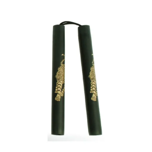 String Foam Chaku w/Tiger Black 12" - E121E