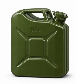 Green Metal Jerry Can - 10Litre
