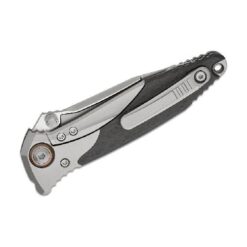 SOCOM Bravo Mini SE Titanium Handle Bead Blast Part Serrated Blue Ti Pivot Collar Carbon Fiber Scales – 260M-8CFTI
